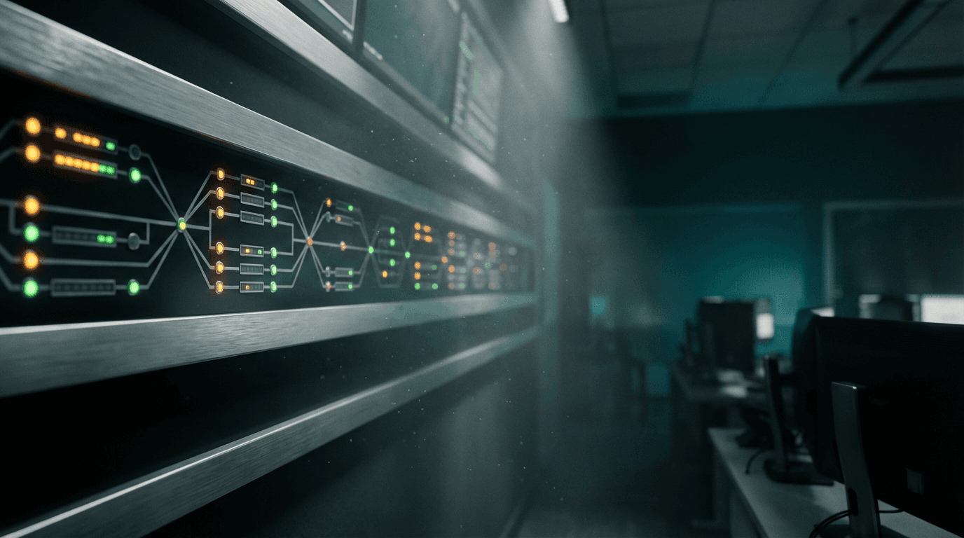 EMS dispatcher monitoring calls and patient routes