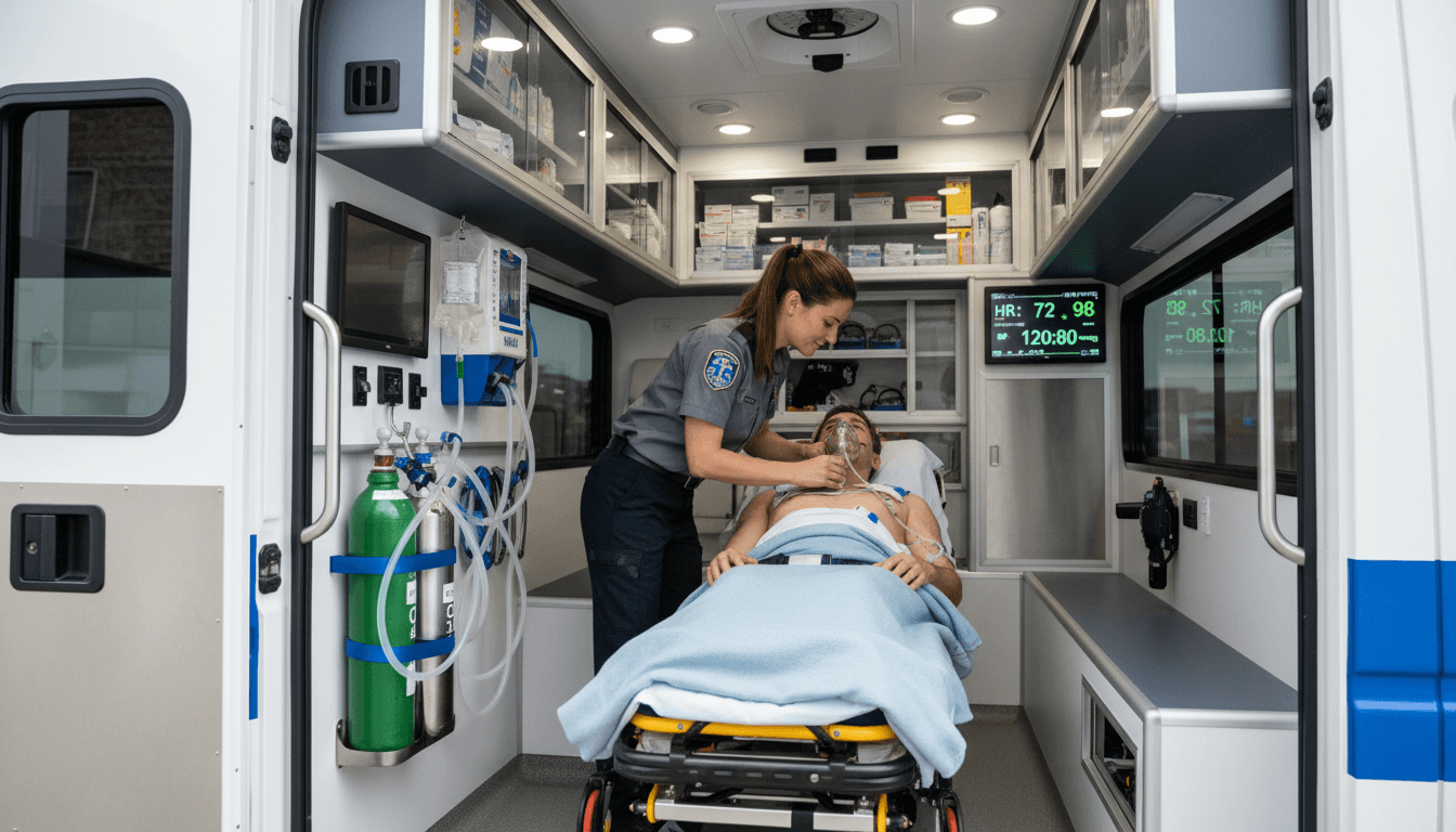 Access Link EMS ambulance ready for patient transport